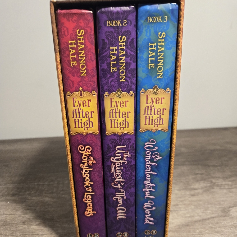 Ever After High Book Set Books 1-3 by Shannon Hale Storybox Of Legends